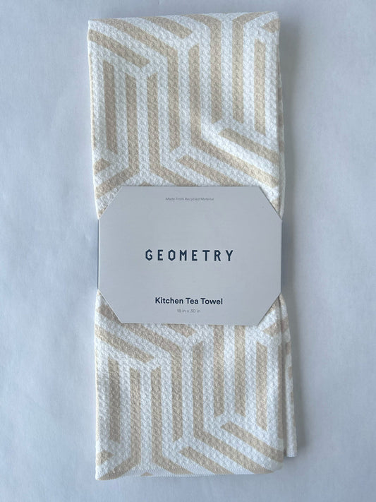 Geometry Kitchen Towel - Stacked Cube