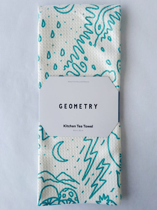 Every Day - Geometry Kitchen Towel