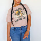 Cowboy Take Me Away Graphic Tee