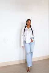 Preston Distressed Straight Leg Jean