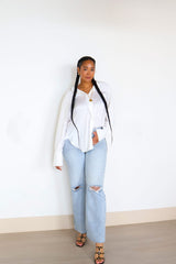 Preston Distressed Straight Leg Jean