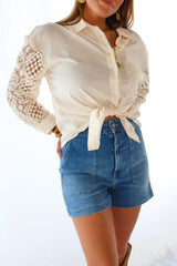 Follow Along Crochet Sleeve Button Up