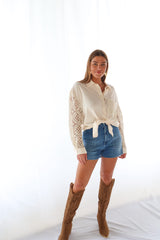 Follow Along Crochet Sleeve Button Up