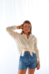Follow Along Crochet Sleeve Button Up