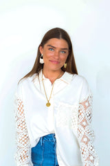 Follow Along Crochet Sleeve Button Up