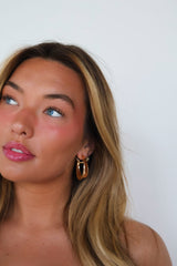 Just A Girl Thick Hoop Earring