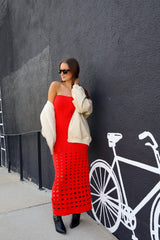 Go For It Tube Sweater Dress