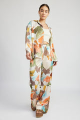 Here With You Satin Button Up