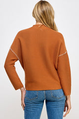 Arcadia Mock Neck Sweater