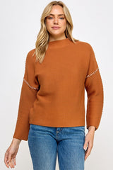 Arcadia Mock Neck Sweater