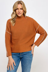 Arcadia Mock Neck Sweater