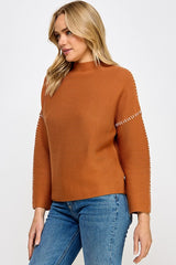 Arcadia Mock Neck Sweater