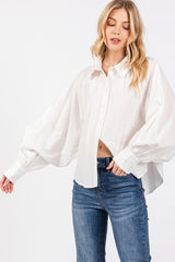 Elevated Classic Button Up Top