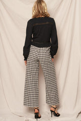 Turned Upside Down Plaid Pants