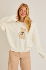 Teddy Bear Knit Sweater