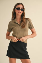 Believe It Or Not Knit Crop Top