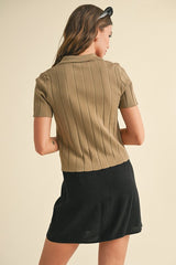 Believe It Or Not Knit Crop Top