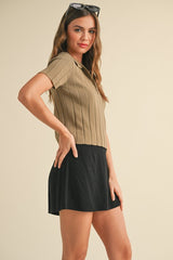 Believe It Or Not Knit Crop Top