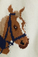 Horsin' Around Cardigan Sweater