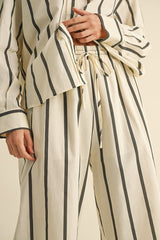 Santa Barbara Striped Linen Pants