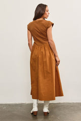 Tabitha Drop Waist Midi Dress