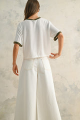 New York Faded Crop Tee