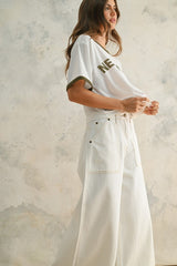 New York Faded Crop Tee