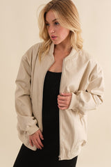 Kendall Oversized Bomber Jacket