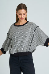 Time It Right Relaxed Crop Sweatshirt