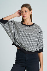 Time It Right Relaxed Crop Sweatshirt