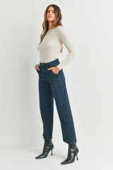 Manhattan Seamed Utility Straight Jean