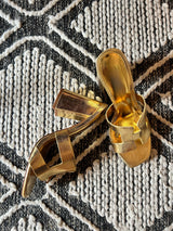 Omi Gold Slide Heel