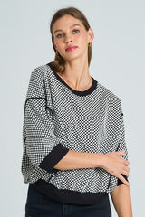 Time It Right Relaxed Crop Sweatshirt