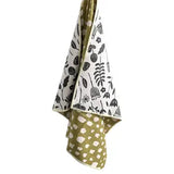 Neutral Meadow Reversible Waffle Towel