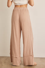 Making Waves Gauze Fringe Pants