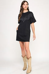 Outlaw Glam T-Shirt Dress