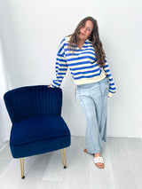 Head In The Clouds Washed Denim Pant