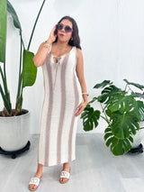 Bermuda Bound Striped Knit Dress
