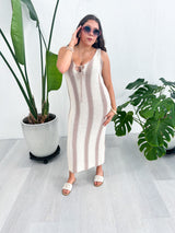 Bermuda Bound Striped Knit Dress