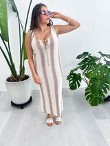 Bermuda Bound Striped Knit Dress