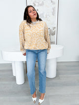 Never Late Leopard Print Sweatshirt