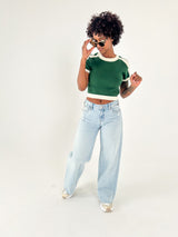 Easy Going Stripe Sweater Top