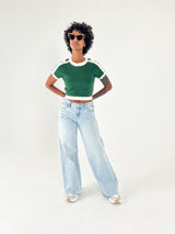 Easy Going Stripe Sweater Top