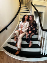 Tiger Bloom Button-Down Blouse