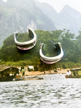 Just A Girl Thick Hoop Earring