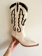 Ida Mid Calf Western Boot