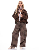 Bold Bubble Bottom Bomber Jacket