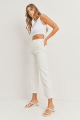 Santa Monica Patch Pocket Wide Leg Jean