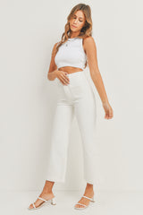 Santa Monica Patch Pocket Wide Leg Jean