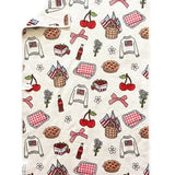 Vintage Summer Picnic Waffle Towel